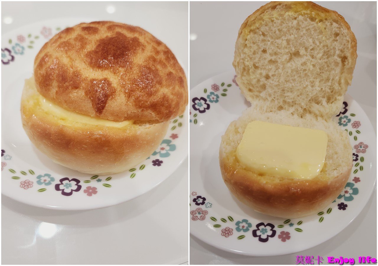 【台南美食小吃】*李老闆香港菠蘿包*，標榜新鮮出爐，化學無添加的麵包，下午茶來個鹹甜冰火波蘿油搭配港式凍奶茶，真的好美味!!!