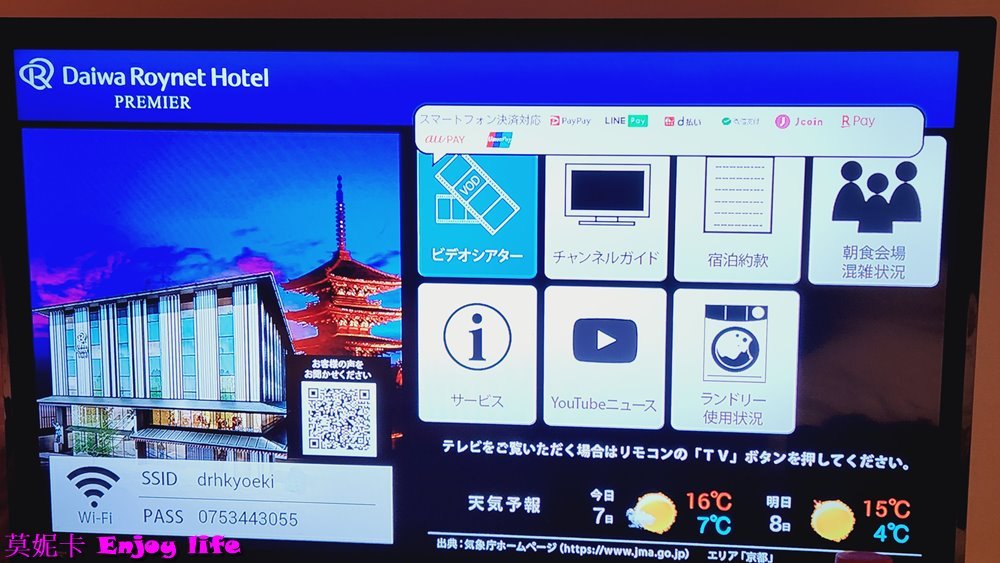 【京都住宿】*Daiwa Roynet Hotel Kyoto-Ekimae PREMIER 京都站前魯內大和飯店*，距離京都車站中央口3分鐘路程，旁邊就是Yodobashi可以逛街吃飯，附近還有松本清藥妝店跟便利商店，地點超讚!!!