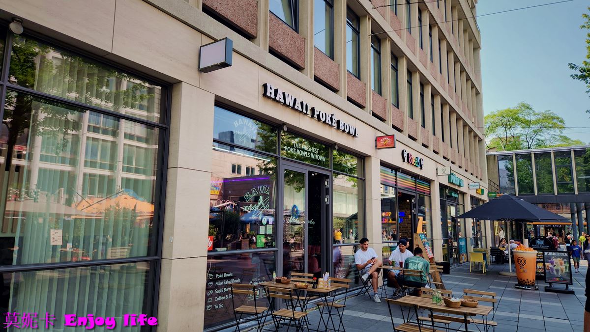 【荷蘭鹿特丹景點】*Lijnbaan Rotterdam林班街*，歐洲第一條行人步行購物街，逛街區域延伸到Koopgoot (Beurstraverse)購物街，De Bijenkorf百貨公司!!!