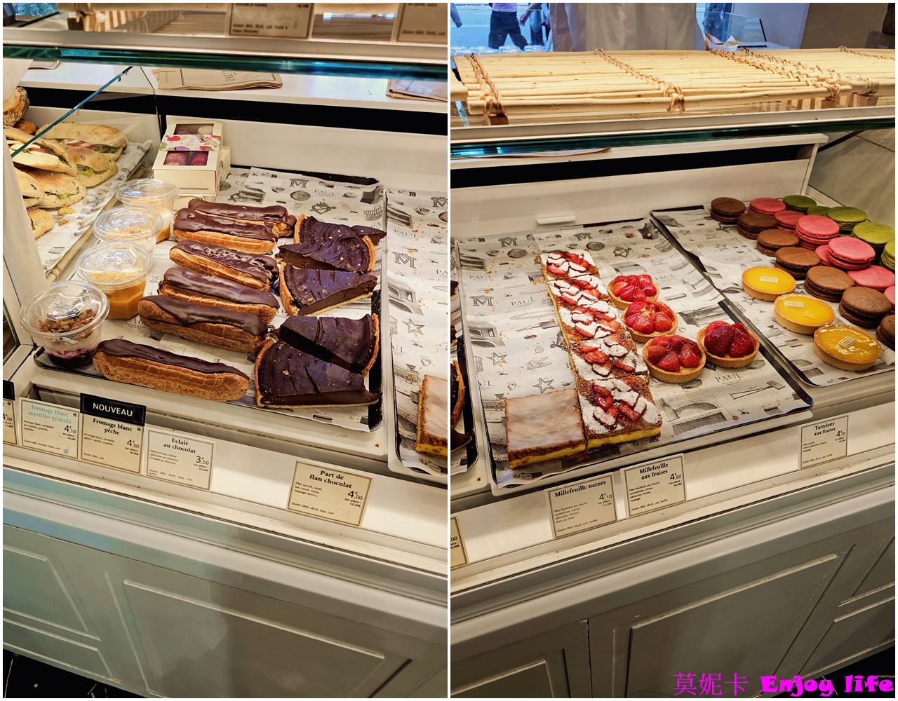 【巴黎美食麵包】*PAUL Aux Tortues*，巴黎麵包店，就在奧斯曼大道，法國百年平價連鎖麵包店，有各種好吃麵包跟帕尼尼，還有好喝的咖啡!!!