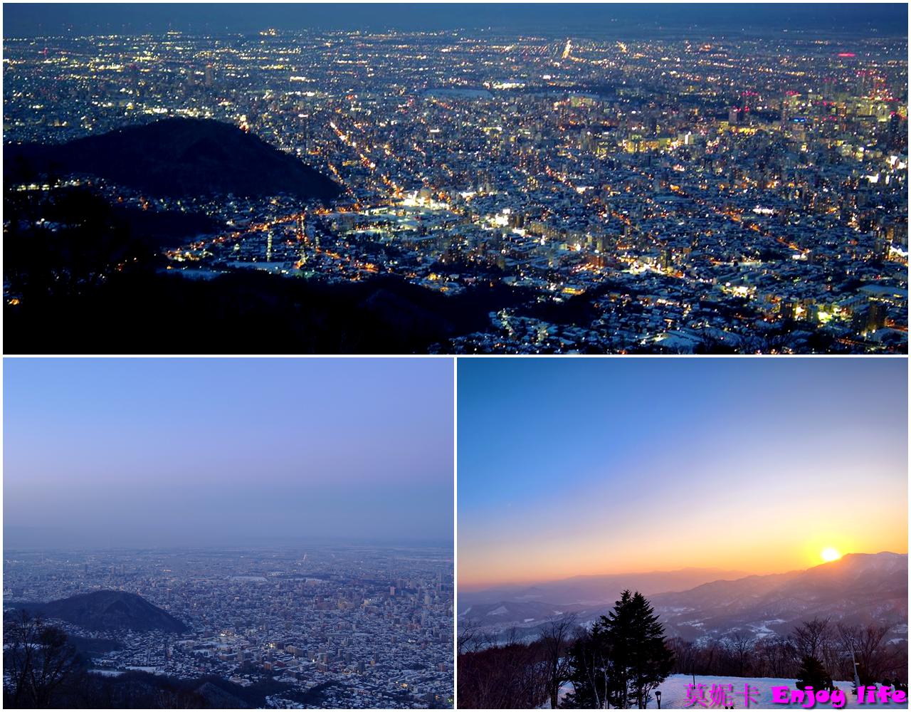 【北海道札幌景點】*札幌藻岩山夜景*，日本新三大夜景之一！藻岩山纜車搭乘攻略，包括最佳觀賞時間、購票方式及搭乘流程，帶您輕鬆享受絕美景致！