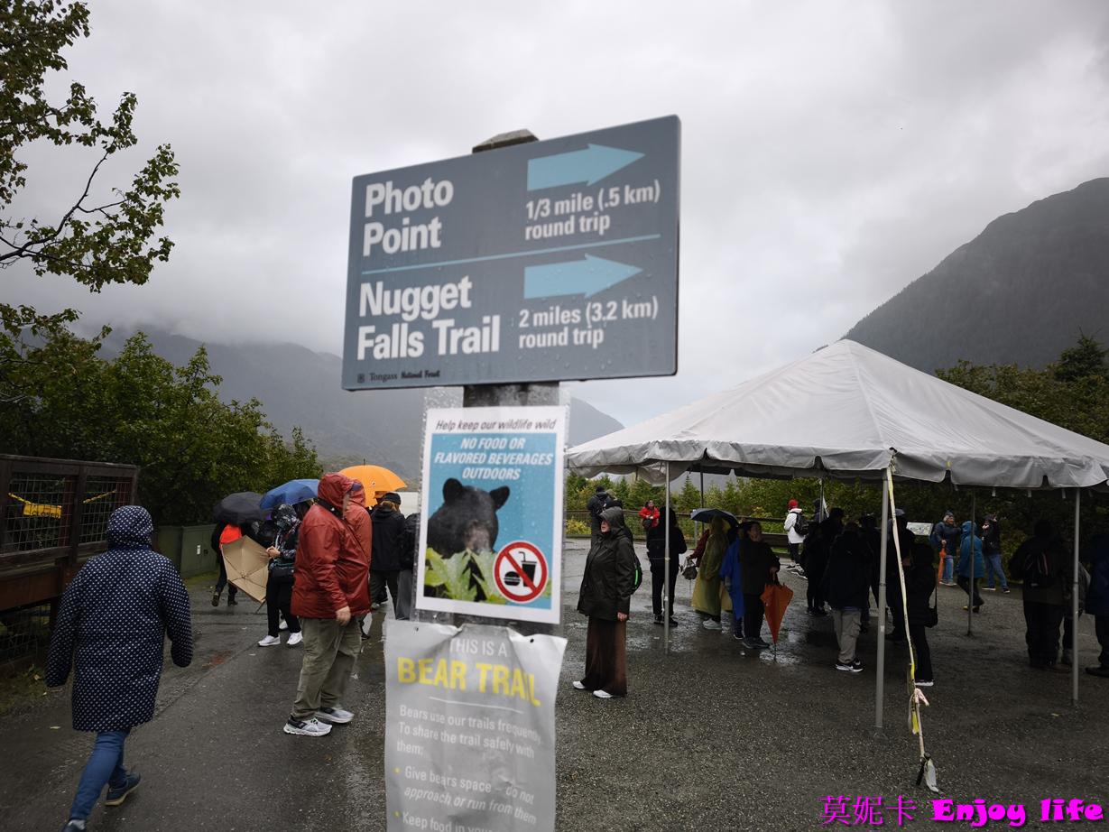 【阿拉斯加朱諾景點】Mendenhall Glacier 門登霍爾冰川 + Nugget Falls 金塊瀑布遊｜壯觀冰河、夢幻瀑布一次看！