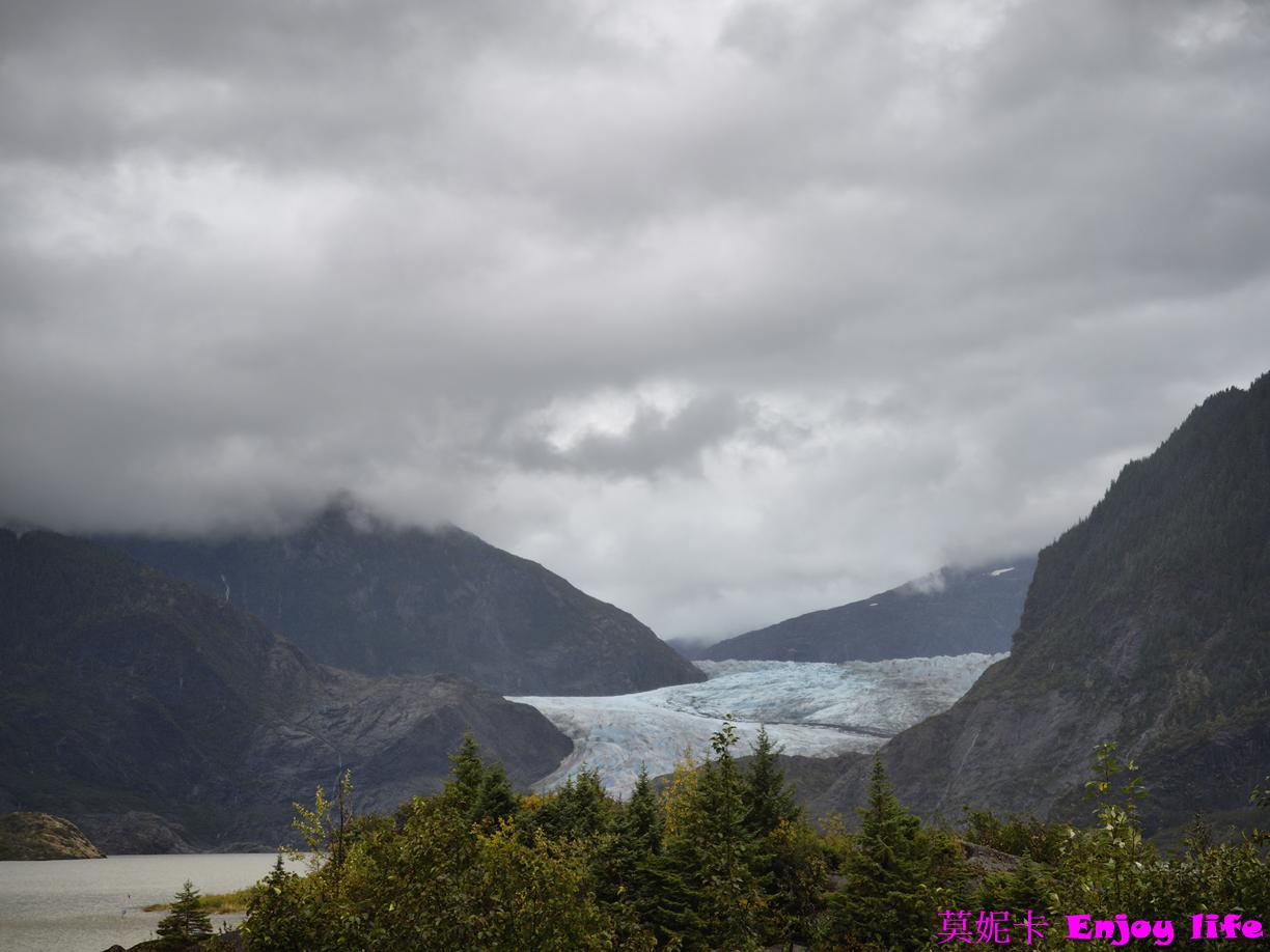 【阿拉斯加朱諾景點】Mendenhall Glacier 門登霍爾冰川 + Nugget Falls 金塊瀑布遊｜壯觀冰河、夢幻瀑布一次看！
