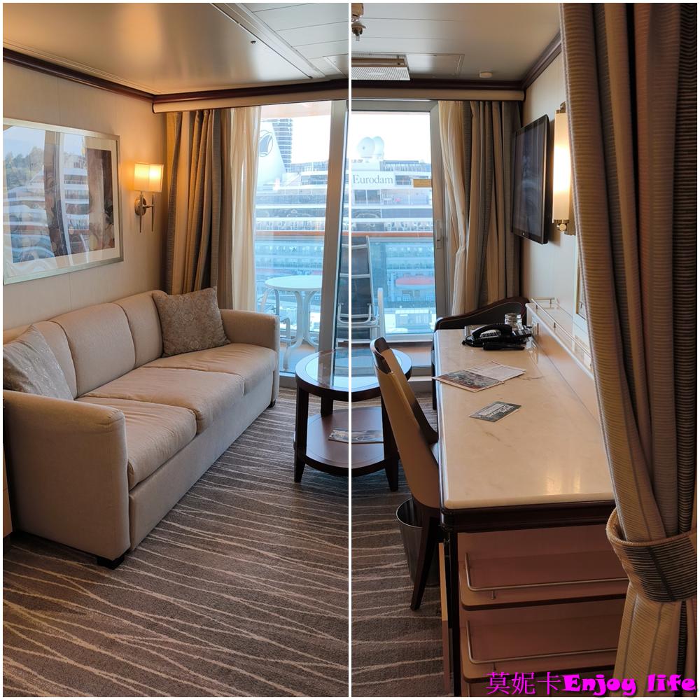 【公主郵輪】皇家公主郵輪房間開箱｜Mini Suite 迷你套房介紹、住宿心得、房間選擇、Package 方案介紹、與荷美評比!!!