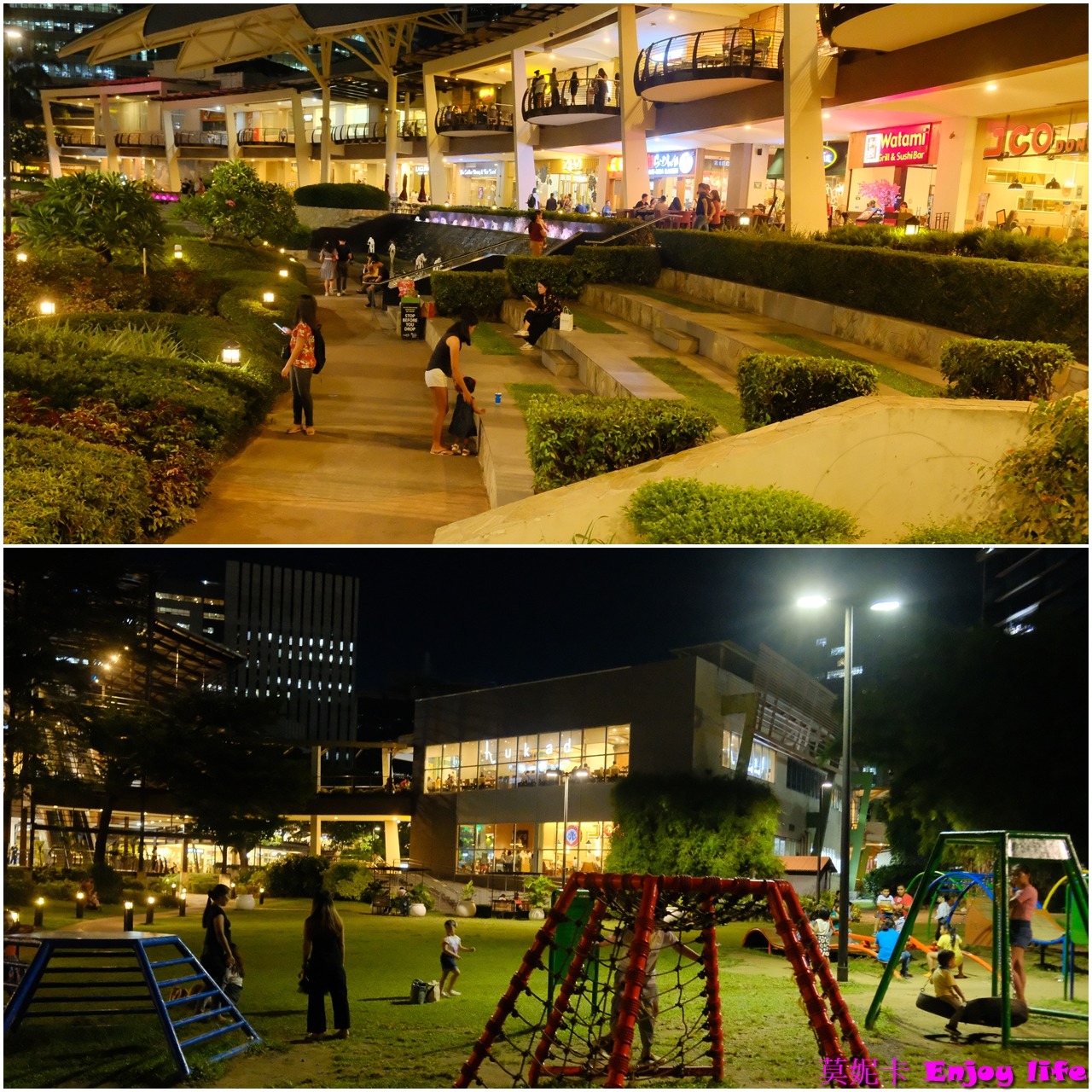 【宿霧景點】*阿亞拉宿霧購物中心Ayala Center Cebu Mall*，可以換匯，還有超市可以買各式伴手禮跟芒果乾，也有珍珠奶茶跟好吃的Kuya J菲律賓餐廳，逛到迷路的超大又漂亮Shopping mall !!!