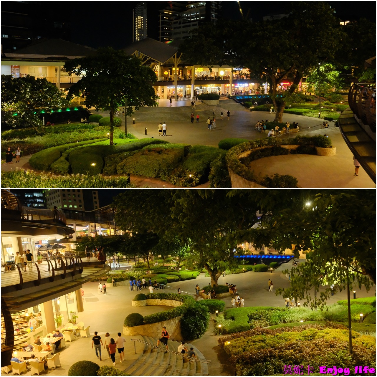 【宿霧景點】*阿亞拉宿霧購物中心Ayala Center Cebu Mall*，可以換匯，還有超市可以買各式伴手禮跟芒果乾，也有珍珠奶茶跟好吃的Kuya J菲律賓餐廳，逛到迷路的超大又漂亮Shopping mall !!!