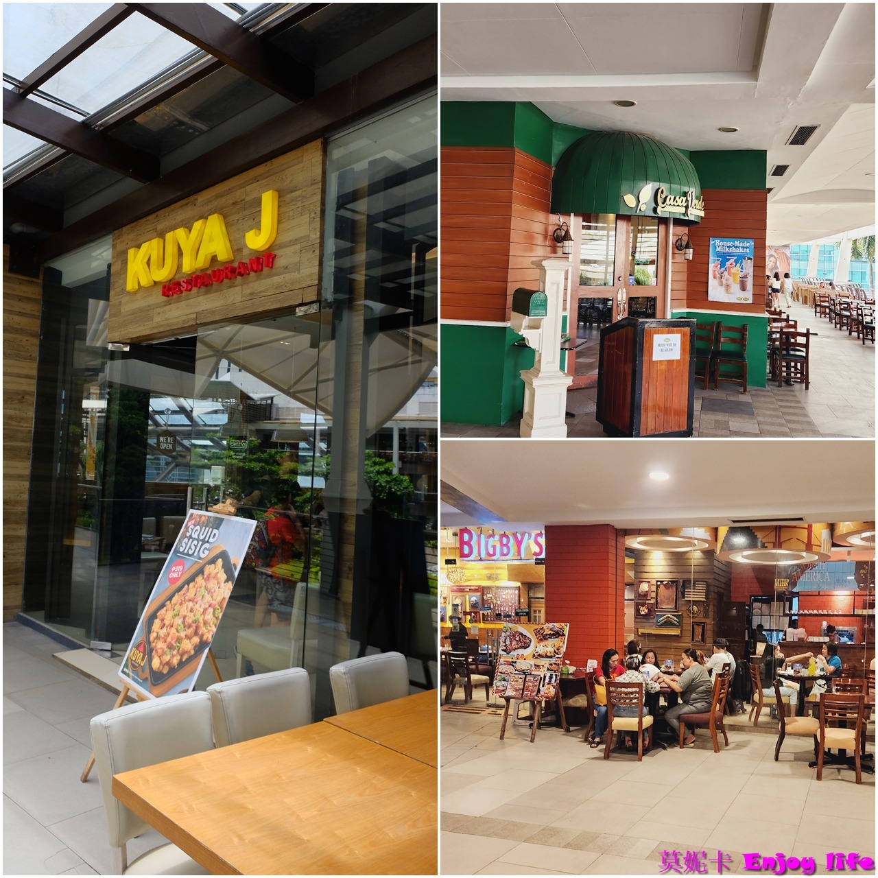 【宿霧景點】*阿亞拉宿霧購物中心Ayala Center Cebu Mall*，可以換匯，還有超市可以買各式伴手禮跟芒果乾，也有珍珠奶茶跟好吃的Kuya J菲律賓餐廳，逛到迷路的超大又漂亮Shopping mall !!!
