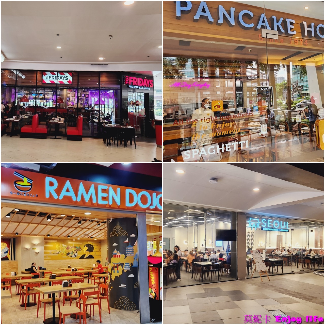 【宿霧景點】*阿亞拉宿霧購物中心Ayala Center Cebu Mall*，可以換匯，還有超市可以買各式伴手禮跟芒果乾，也有珍珠奶茶跟好吃的Kuya J菲律賓餐廳，逛到迷路的超大又漂亮Shopping mall !!!